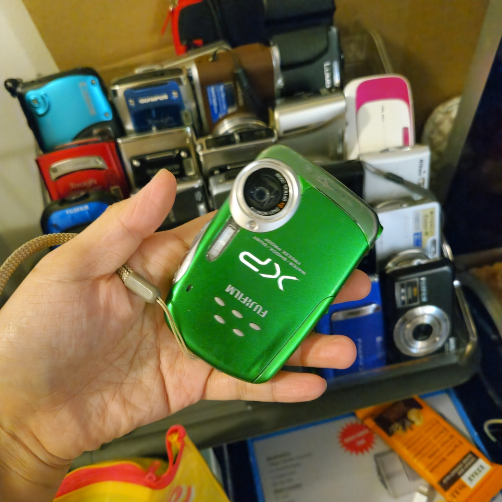 Fujifilm Green Digital Camera